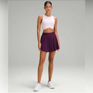 Lululemon Court Rival High Rise Skirt- Dramatic Magenta